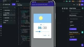 DayNight Time Picker FlutterFlow