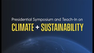 Climate Change and Sustainability Teach-In