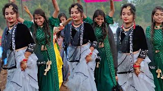 छोरी💃_तारा_बाप_नू_बाजरयु_🌾खेतर || Nahaar || VK Bhuriya || Adivasi Girls Timli Dance