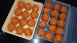 घर पर बनाए बुंदी के लड्डू 😋