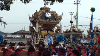 2016 平成28年 魚吹八幡神社秋祭り（本宮） 旭陽南ブロック お旅所入り その1