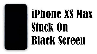 iPhone XS Max Stuck On Black Screen Of Death After iOS 13.6 | BSOD Fix