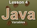 Java Lesson 4: Variables