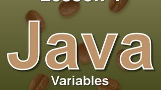 Java Lesson 4: Variables