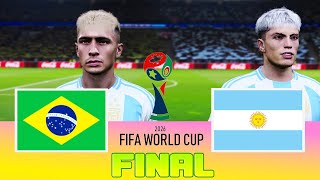 BRAZIL vs ARGENTINA - Final FIFA World Cup 2026 | Full Match All Goals | Football Match