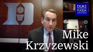 Distinguished Speakers Series: Mike Krzyzewski, Head Coach - Men’s Basketball, D