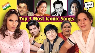 Iconic Indian Artists for the first time! Latinos react to Top 3 Iconic Songs By Each Singers |VOL.3