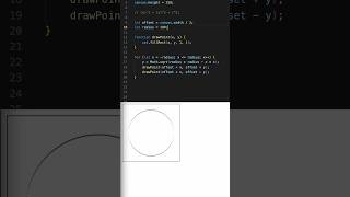 Draw a circle on HTML canvas #javascript #maths #animation