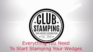 What You Need to Stamp and Paint Fill Your Wedges and Golf Clubs