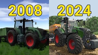 Evolution of Farming Simulator Games (2008-2024)