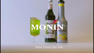 [RECIPE] 모닌 여름 시그니처 레시피 / YUZU GREEN TEA ADE