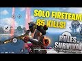 85+ Kills Solo vs Fireteam Season 4! 1v5 Montage in Rules Of Survival ( WRO BARRET P90 )