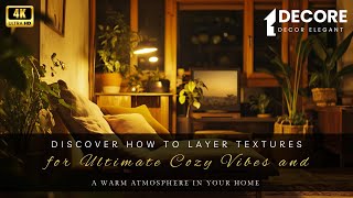 Discover How to Layer Textures for Ultimate Cozy Vibes and a Warm Atmosphere in Your Home