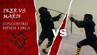 HEMA LONGSWORD Mario (Sala Batallador) VS Iker (Sala Fiore dei Liberi)