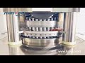 High speed tablet press machine equipped with vacuum feeder