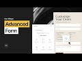 Build Custom Forms Without Layout Limits – Advanced Form Widget