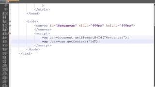 HTML5 Canvas tutorial 2 | Rectangles, internal CSS JavaScript