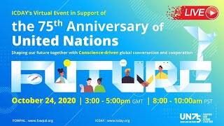 Live Stream: ICDAY Virtual Event l United Nations Day, 10-24-2020