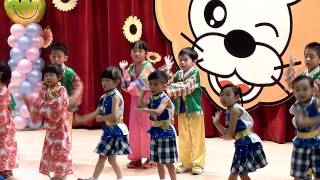 新自立幼兒園  31屆畢業典禮 兒子表演1 All around the world