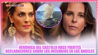 Verónica Del Castillo hace fuertes declaraciones sobre los incendios en los Ángeles / MICHISMECITO