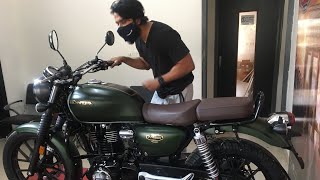 Honda CB350  Highness Anniversary Edition Matte Marshall green  #hondahighness  #hondahighnesscb350