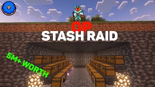 I found an OP STASH (worth over 10m+) | donutsmp | base raid #2