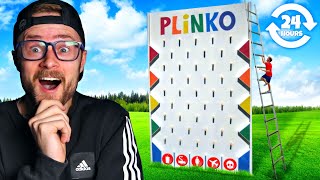 World's Largest Plinko Board Controls Our Life for 24 Hours!