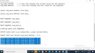 Oracle SQL PLSQL | session 5 | Sequences & Constraints