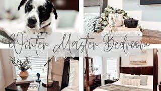 COZY WINTER DECORATING IDEAS 2022 | WINTER MASTER BEDROOM DECOR