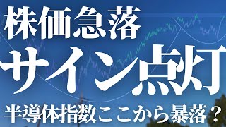 【第525話】株価急落サイン点灯！？半導体指数警戒！！！