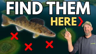 How to Find Walleyes in ANY Lake at ANY Time of Year (5 Easy Steps!)