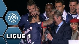 PSG's Lavezzi joking with the French Ligue President - Ligue 1 - 2013/2014