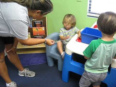 Changing Table - Diaper Change Routine By Matching The Cards - YouTube