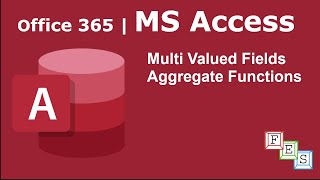 How to use Aggregate functions on multi valued fields in MS Access - Office 365