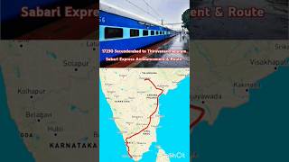 17230 Secunderabad to Thiruvananthapuram central Sabari Express Announcement | #shorts #railway