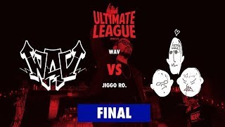 THE ULTIMATE LEAGUE (2017) EP.19 : WAV vs JIGGO ROMANCE (3RD PLACE) | RAP IS NOW