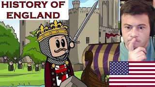 American Reacts to The Animated History of England | Part 1