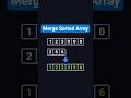 Merge Sorted Array - LeetCode 88 - Python - Visually Explained
