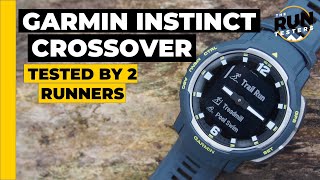 Garmin Instinct Crossover Review from 2 Runners: Garmin watch with analogue hands run tested