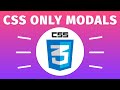 CSS ONLY Modals Tutorial - CSS Popups