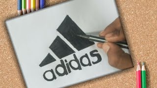 How to draw Adidas logo - Step by Step - SHN Best Art