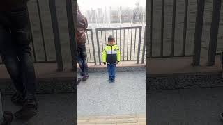 Aarav going to #2025  ved ban park