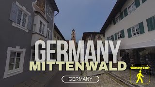 Exploring Mittenwald, Germany: 4K Walking Tour