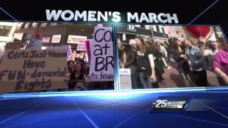 Women march nationwide day after inauguration