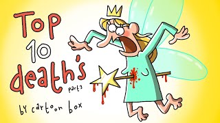 Top 10 DEATHS part 3 | The BEST of Cartoon Box | by FRAME ORDER | Funny Dark Cartoon Compilation