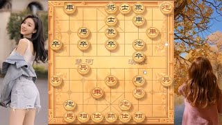 象棋布局讲解：你一定没见图中惊心邪门乌龟炮