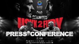 LIVE: Oleksandr Usyk vs Tyson Fury 2 Press Conference 🥊 🇸🇦