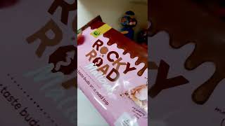 ASMR Rocky Road🧁 Marshmallow Chocolate🍫#shorts#asmrfood#satisfying#sweets#chocolate#unpacking