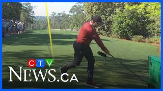 Masters issues first-ever conduct warning after Sergio Garcia breaks his driver on the tee box