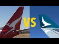 A330-300 Economy Class: Cathay Pacific VS. Qantas